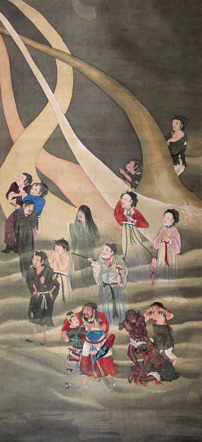 佚名 佛教故事 立轴